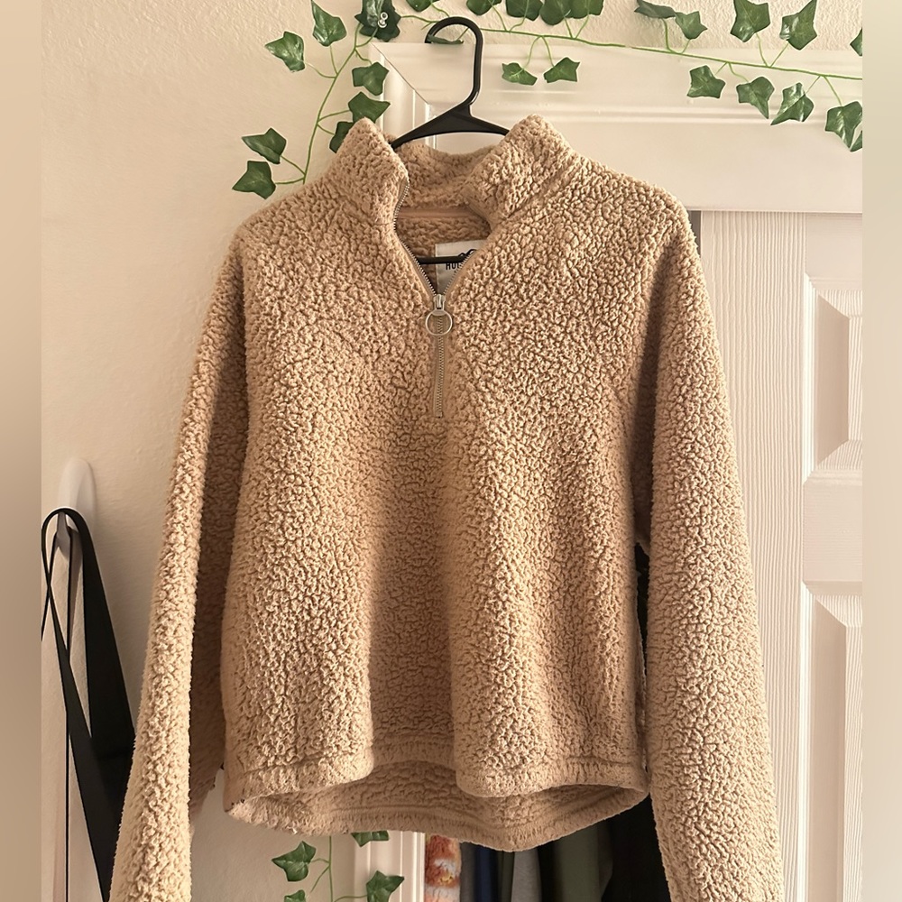 hollister teddy jacket